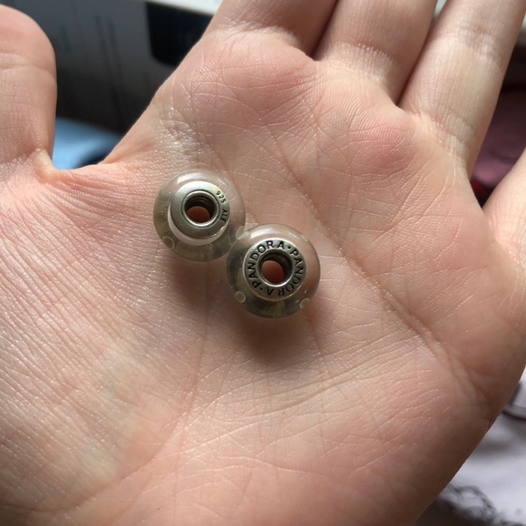 2 Pandora Spotted Murano Beads - Picture 2 of 3